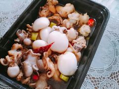 -东来菜馆•手抓海鲜家常菜•海鲜锅贴(鸽子窝店)
