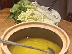 鸡汤青菜打边炉-火候轩品质湘菜·私厨(市府店)