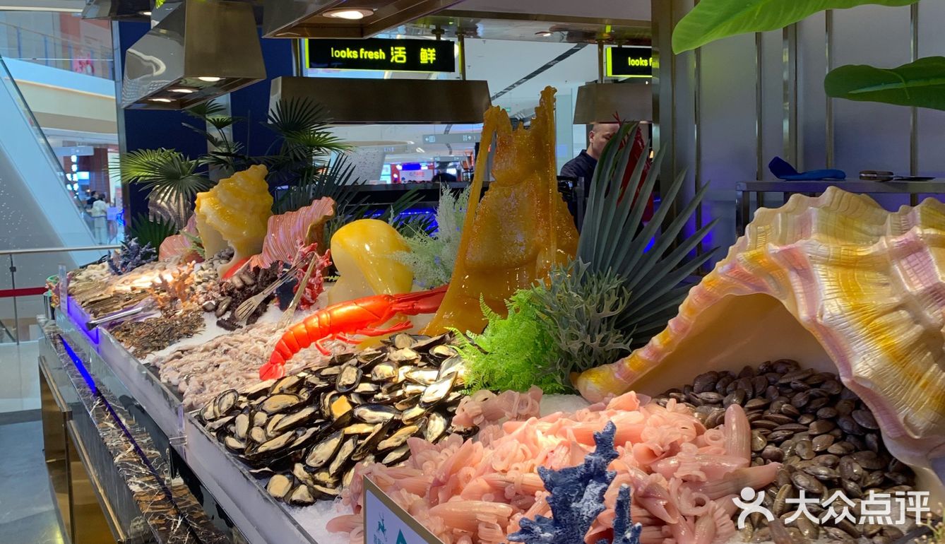 江南蓝鲸世界性价比高的海鲜自助餐厅