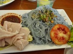 -蝶豆花蓝面条