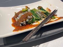 秋葵拌沙虫-黑明餐厅(白鹭洲店)