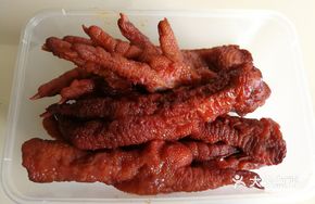 Pickled Chicken Feet with Chili and Nuts