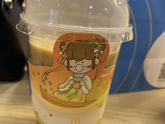 桂花风味冻珍珠奶茶-麦当劳(明湖店)