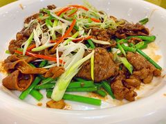 韭菜花肥牛鹅肠-东江海鲜酒家(艺都分店)