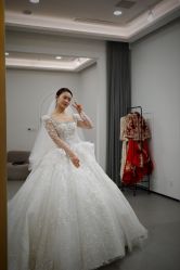 -桃子造型婚纱礼服(凤起广场店)