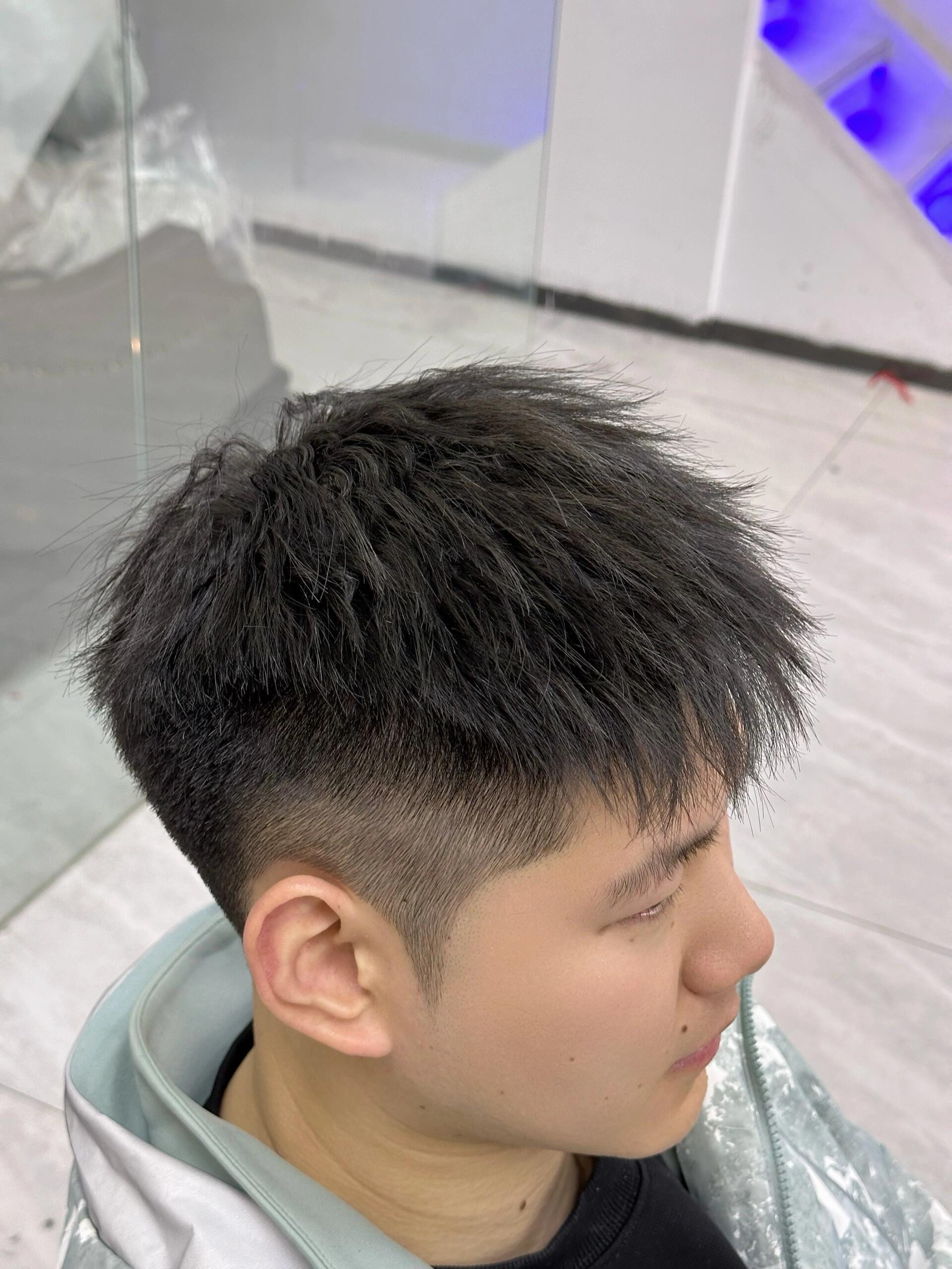 头发细软可以烫烟花烫男孩发型「so hair