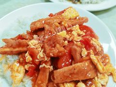 番茄猪扒饭-好好滋味茶餐厅