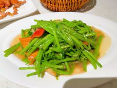 虾酱炒空心菜-肥仔文澳门猪骨煲(南京西路店)