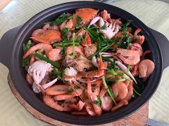 虾蟹鸡煲-桂花园农庄