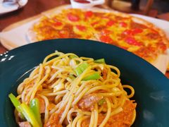 蒜香金枪鱼意面-雕刻时光咖啡馆(北师大店)