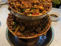 招牌蛙锅-老佛爷铜炉蛙锅(海岸城店)