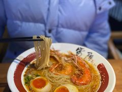 社长原汤拉面双虾双蛋-雷门拉面店(新光天地店)