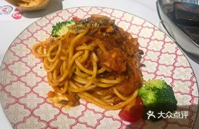 Tomato Beef Brisket Spaghetti