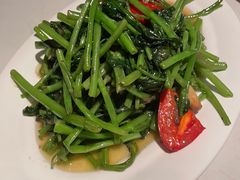 虾酱炒空心菜-肥仔文澳门猪骨煲(南京西路店)