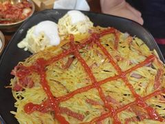 土豆丝饼加土豆泥-杀猪天·韩国烤肉(总店)