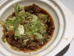 油渣炒牛心菜-眉州东坡(春秀路店)