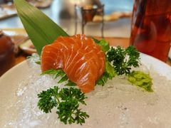三文鱼刺身-赤坂亭·M9和牛烧肉·铁板烧(合肥万象城店)