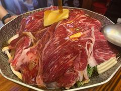 牛肉寿喜锅-坂吉屋·居酒屋深夜食堂(龙湖店)