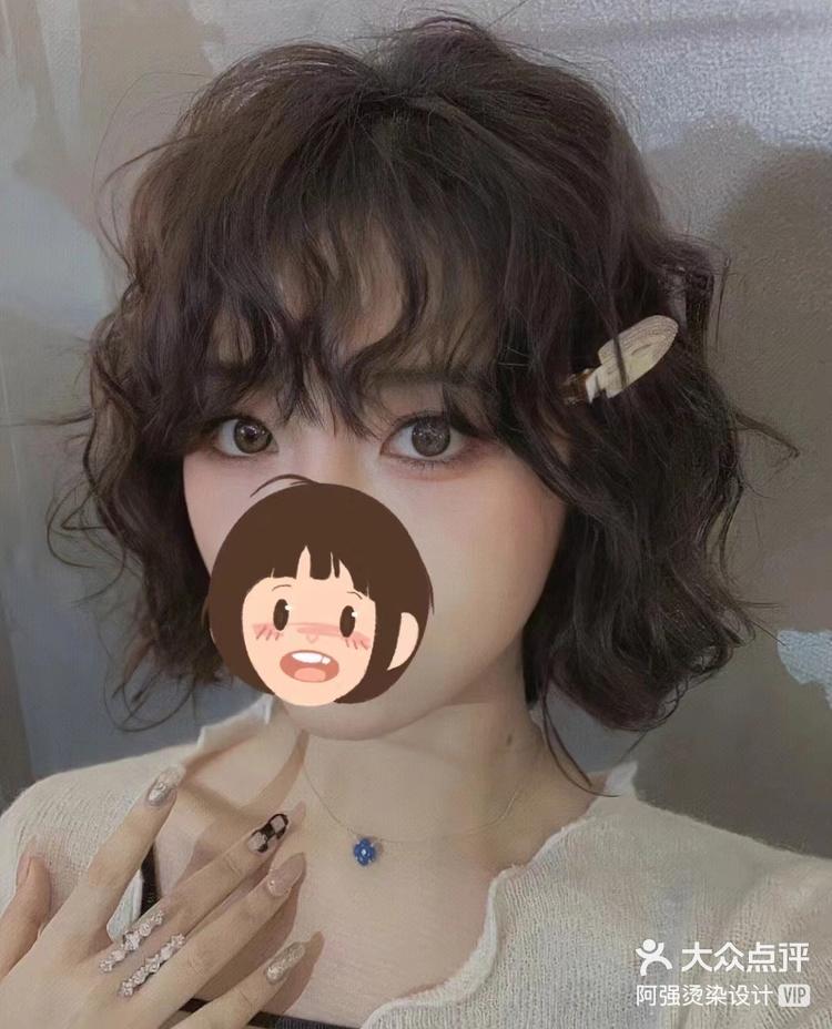 尴尬期卷发留长头发的必经之路#无锡#无锡剪发#无锡理发店#发型师