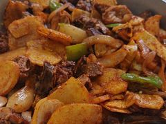 -尕有炕锅烤羊肉