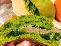 红豆青青团&芋泥流沙粉粉团-LELECHA乐乐茶(上海五角场万达广场店)