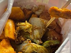 西门外炸菜拌馍-西安外国语大学-学生食堂