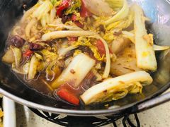 干锅娃娃菜-渔中舟海鲜大排档(普陀沈家门店)