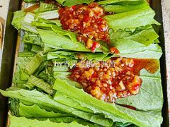 碳烤油麦菜-大油嘴碳烤油边