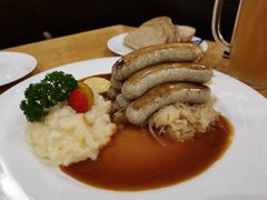 纽伦堡香肠配酸菜、土豆泥-兰特伯爵西餐厅·啤酒屋(方庄店)