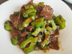 紫苏凉瓜炒牛肉-有璟阁港式餐厅(国贸商城店)