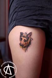 点击看大图 腿部-AC TATTOO 纹身