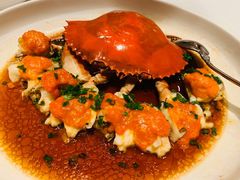 葱油蒸红膏蟹-玫瑰厅上海菜(兴国路店)