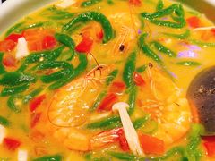 翡翠海鲜面疙瘩-绿茶餐厅(汇悦大融城店)