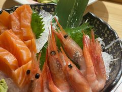 甜虾刺身-鳗鲔料理小馆