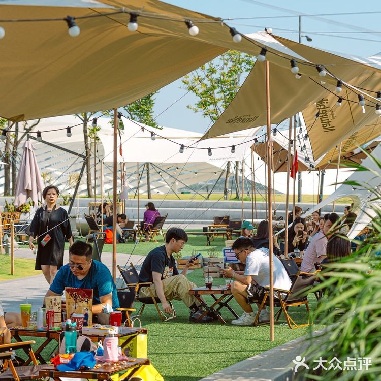 深圳海边露营咖啡🌉•摩天轮下吹浪漫海风🌊