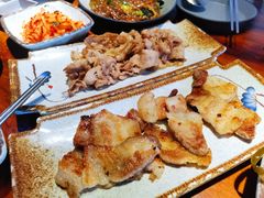 烤五花肉-火炉情韩国料理店(古田路店)