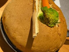 蘑菇烩芝士鸡肉面包碗&nbsp;-新贝乐意大利餐厅(苏州中心店)