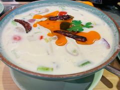 酸辣鸡肉椰汁汤-mango tree芒果树泰国餐厅(青岛万象城店)