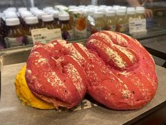 火龙果蓝莓乳酪包-LELECHA乐乐茶(上海五角场万达广场店)