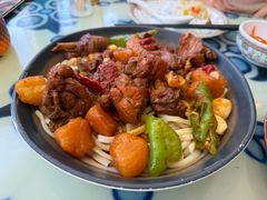 大盘鸡拌面-撒拉花儿·新疆菜·清真(太阳宫店)