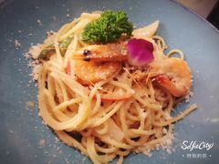 辣味大虾面-威克特披萨汉堡