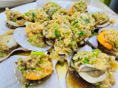 油泼扇贝-天伦海鲜·老味道·青岛菜(栈桥天主教堂店)