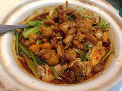 干锅鲜牛蛙-君来梁溪饭店餐厅