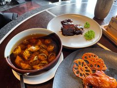 古越陈酿煮花螺-杭州西子湖四季酒店·金沙厅