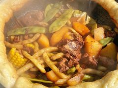 -灶座小锅烀饼•铁锅炖(船营店)