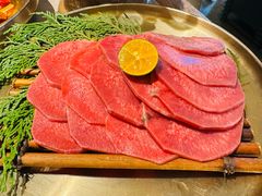 烤牛舌-草家酱蟹炭火烤肉店(珲春南路一店)