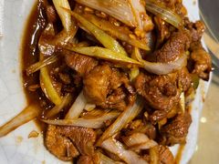 葱爆羊肉-南来顺饭庄·清真(南菜园店)