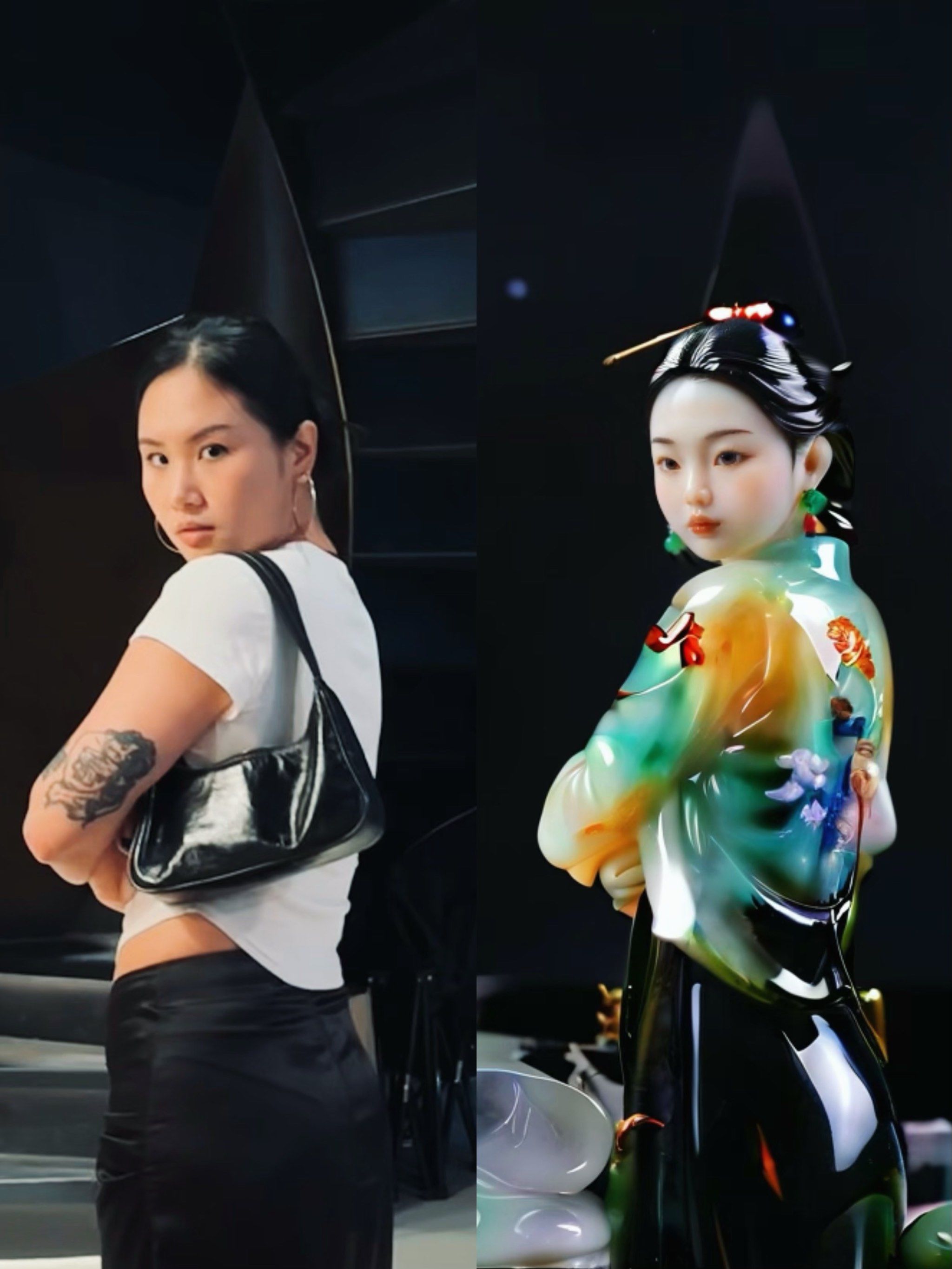 这居然是特效⁉️我也有我的专属瓷娃娃啦??