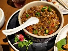 传统黑三剁配薄饼-雀舞云南菜(天津天河城购物中心店)