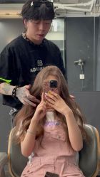 点击看大图 -藤野造型烫发染发